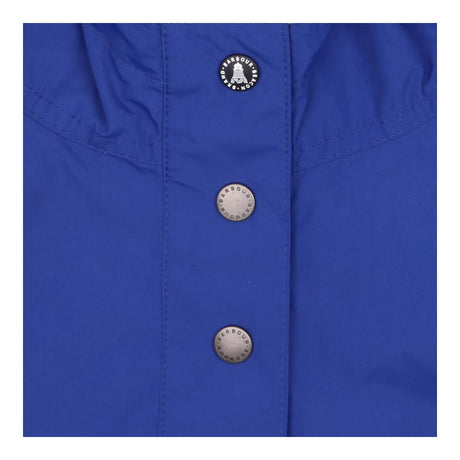 Waterproof Cape Royal Blue Hooded Vintage Poncho