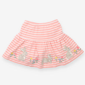 Pink Bunny Applique Skort