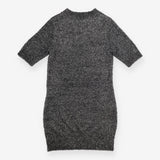 Oliver Bonas Dress Silver Metallic Tinsel Knit