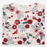 White Roses Long Sleeve Tunic