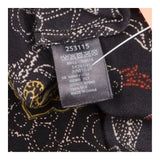 Dress 100% Silk Paisley Print Multicolour