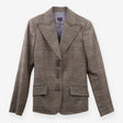 Joseph Prince of Wales Wool Blazer – Brown Heritag