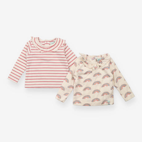 Rainbows and Stripes Long Sleeves 2 Pack