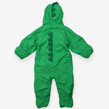 Puddlesuit Fleece Lining Green Dinosaur
