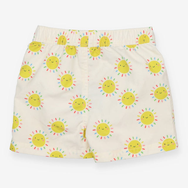 Swim Short Cream With Multicolour Suns