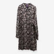 Dress black with cream pattern - maternity