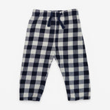 Blue Checked PJ Set