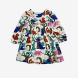 Woodland Animal Jersey Dress