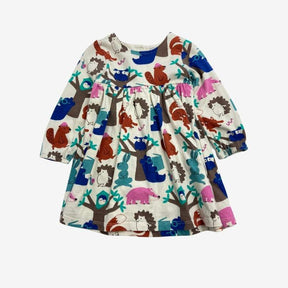 Woodland Animal Jersey Dress