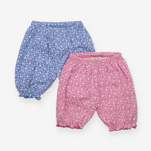 Shorts blue pink floral 2 Pack