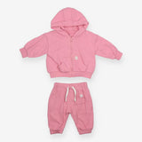 Pink Tracksuit with Smiley Logo