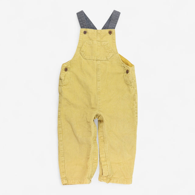 Dungaree Cord Yellow & Grey