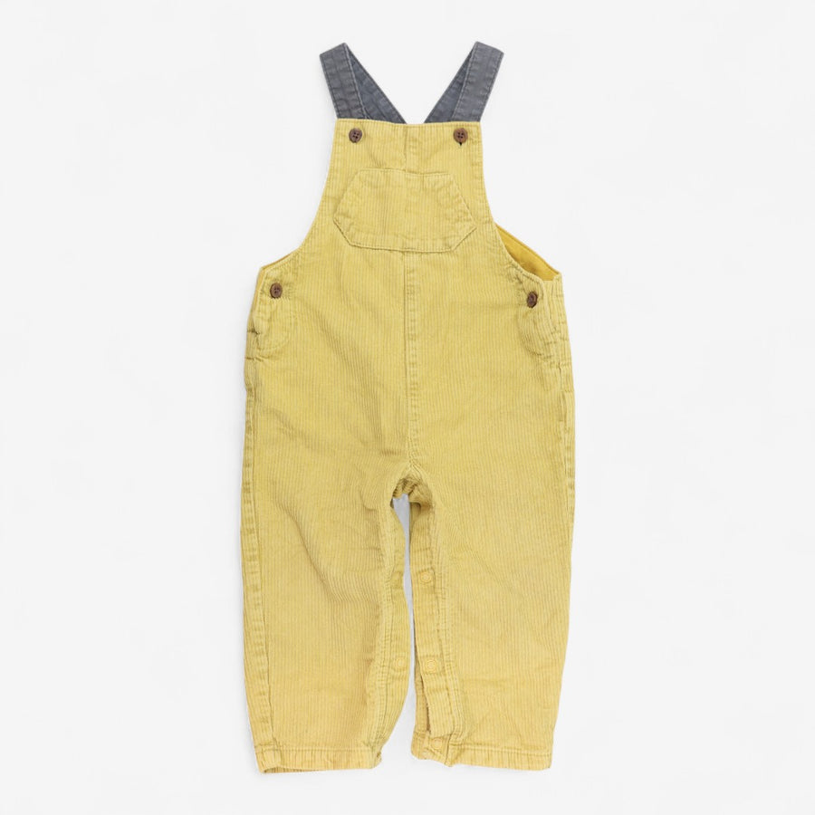Dungaree Cord Yellow & Grey