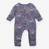 Sleepsuit floral navy