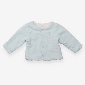 Reversible jacket blue stripe