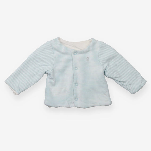 Reversible jacket blue stripe