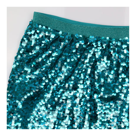 Emerald Green Sequin Midi Skirt