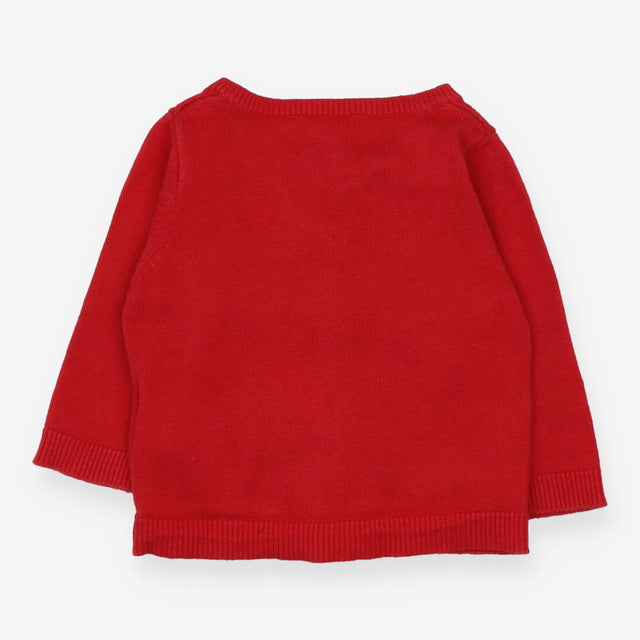 Cardigan knit red