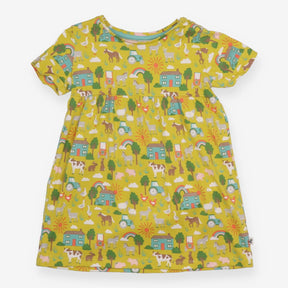 Yellow Farmyard Dress