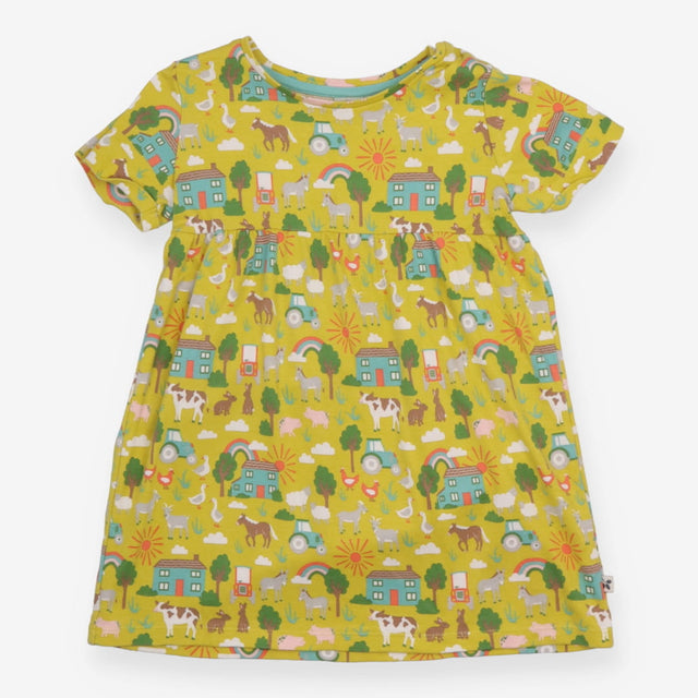 Yellow Farmyard Dress