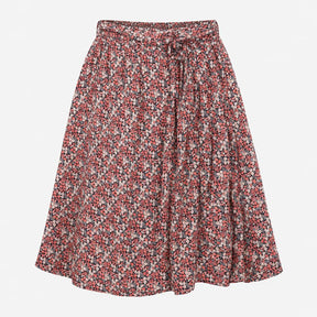 Pink Navy Cream Ditsy Floral 100% Viscose Lined El