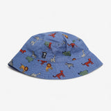 Sun Hat Blue with Safari Animals