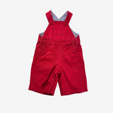 Red Denim Dungarees