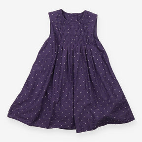 Dress purple spotty