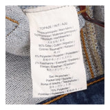 Denim Jacket Mid Blue Stretch Cotton Fitted