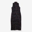 Silk Blend Floral Velvet Devoré Maxi Dress