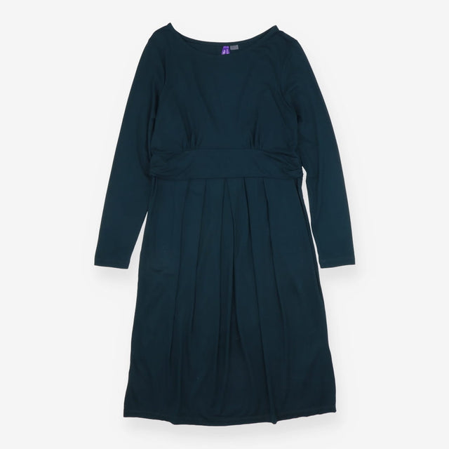 Maternity Dress green Long Sleeve Layered Waist