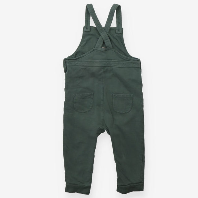 Dungarees Green Jersey Front Pocket