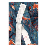 Pyjama Bottoms Blue Fox Print Cotton