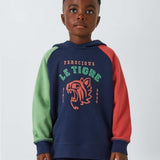 Kids' Colour Block Tiger Hoodie, Multi