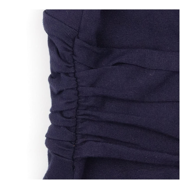 Jumpsuit Short Sleeve Wrap Front Tie Waist Navy