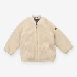 Sherpa Bomber - Cream with Grey Lining