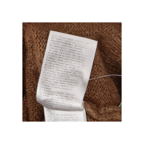Superdry Brown Alpaca Mix Ribbed Neck Sweater