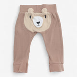 Ribbed Joggers Brown Bear Bottom