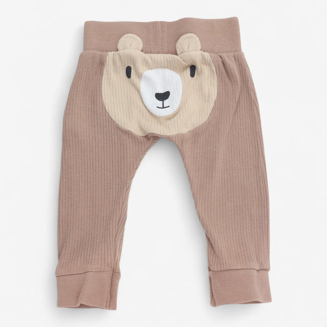 Ribbed Joggers Brown Bear Bottom