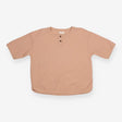 Tee SS waffle brown