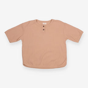 Tee SS waffle brown