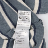 T-Shirt Long Sleeve Grey Striped with Pocket