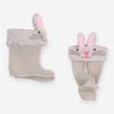 Welly liners grey rabbits