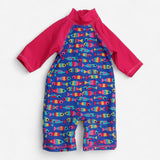 Swimsuit Blue and Pink Fish