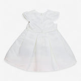 Dress white silk special occasion
