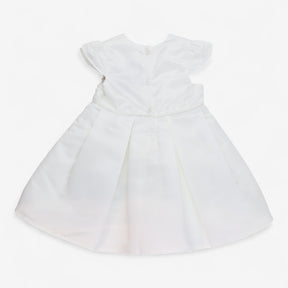 Dress white silk special occasion