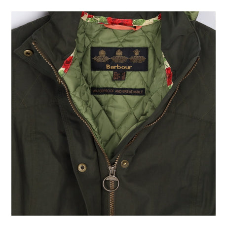 Coat green with hood
