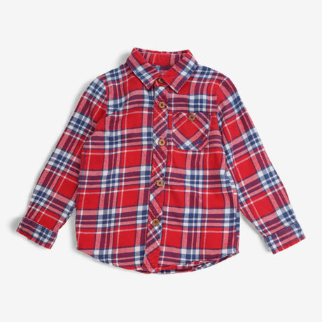 Red and Blue Checked Shirt