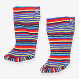 Multi Coloured Stripe Welly Liners