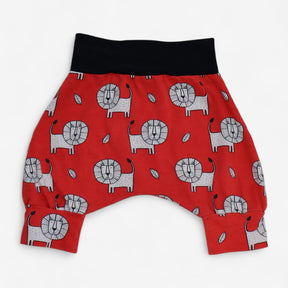 Buttons Hippo Joggers Red Jersey with Lions